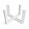 White Plate Rack for Kitchen Organizer for Storing Dishes