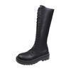 Autumn  New Style Women's Knight Boots In Large Sizes, Thick Bottom, Strap High Boots - Available In Sizes 35-43