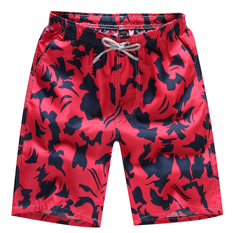 Men's Quick-Dry Beach Shorts: Summer Seaside Swim & Sports, Loose Five-Point Pants for Couples