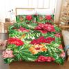 100% High Quality Duvet Cover Sets Tropical Rainforest Flowers Bedding Set EU Double 200x200 Cm Queen King Bed Sets