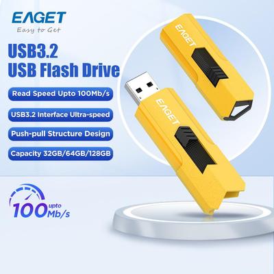 Флэш-накопитель USB 3.2 Флэш-накопитель Выдвижной USB-накопитель 64G/128GB USB-накопитель Jump Drive Сверхскоростная карта памяти USB 3.2