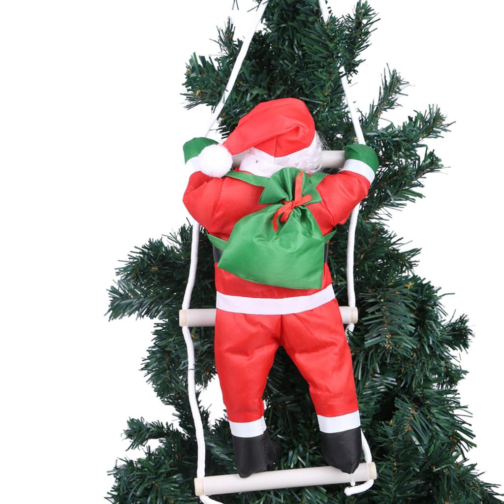 Climbing Santa Claus Toy Christmas Tree Indoor/Outdoor Hanging Ornament Decoration
