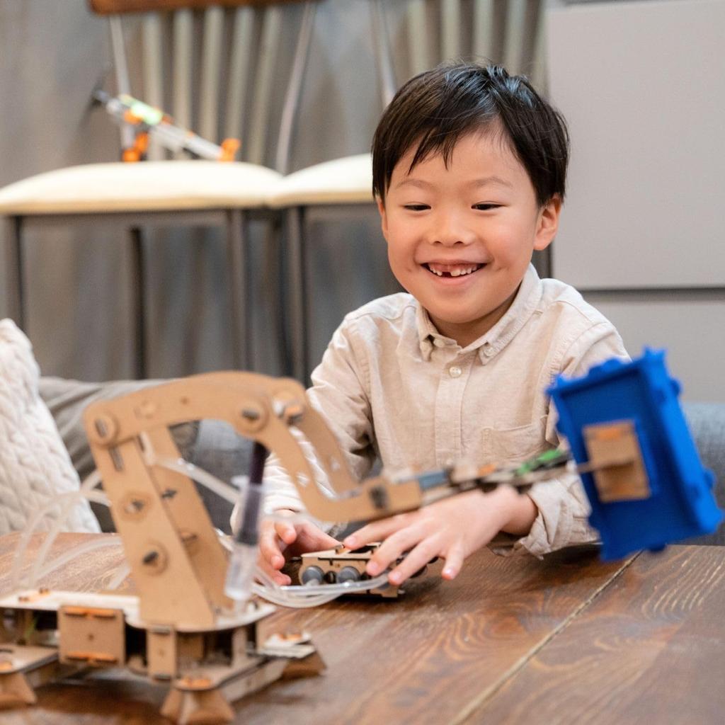 Smartivity Water Operated Robot Crane Craft Kit Развивающая игрушка для детей от 8 лет и старше Японская инструкция по эксплуатации STEAM DIY 3D Puzzle для начальной школы