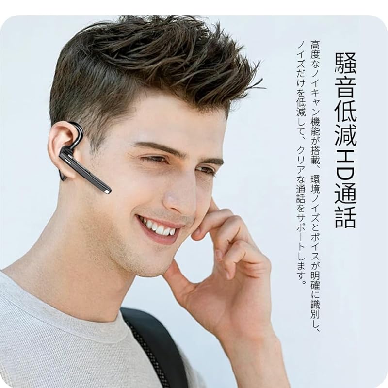 Гарнитура Bluetooth 5.3 беспроводные наушники на одно ухо Для левого и правого уха Тип заушника HiFi качество звука шумоподавление Встроенный микрофон