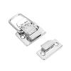 10 Pcs Silver Fastener Toggle Latch Catch Chest Case Suitcase Boxes Chests Lock