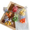 Creativity Mini Banana Pineapple Pendant Keychain Simulation Fruits Design Backpcak Hanging Piece Bag Charm Car Key Chain