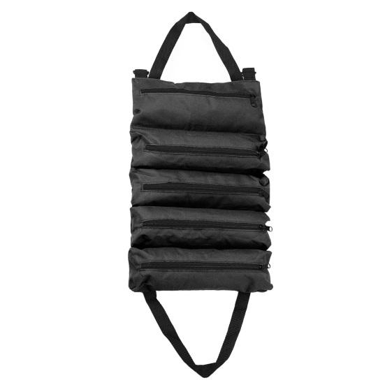 Сворачиваемая сумка для хранения инструментов Сверхпрочная ткань Оксфорд Водонепроницаемая Складная Портативная Сумка-органайзер для электрика Автомобильная Аппаратная Сумка для хранения инструментов