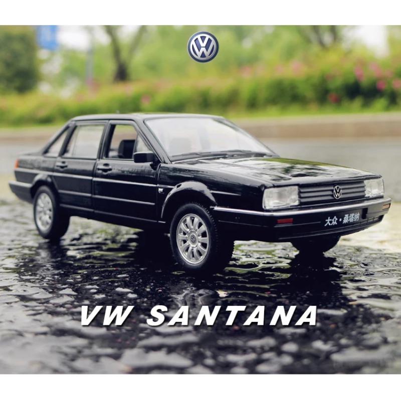 Welly 1/24 Volkswagen SANTANA Alloy Diecasts Metal Toy Vehicles Car Model Miniature Scale Model Collection Kids Delicate Gifts