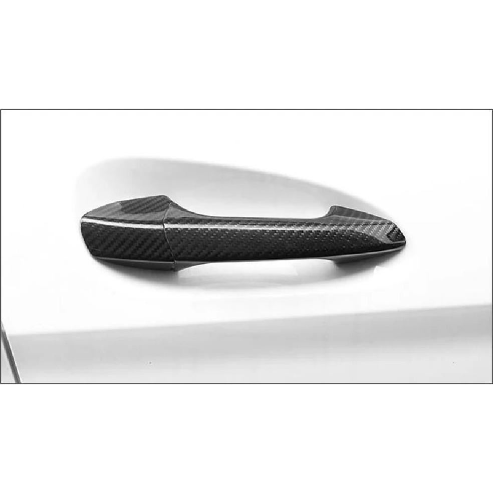For Mercedes-Benz GLA-Class H247 GLA200 220 250 Car Accessories Carbon Fiber Style Door Handle Cover Trim Molding