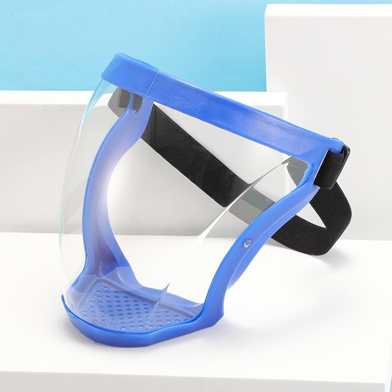 Safety Face Shield Anti-splash Anti-fog Features with Adjustable Headband for Office and Travel