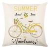 Pillow Cover Nordic Ins Pillow Summer Yellow Lemon Square Print Pillow Cover Cushion