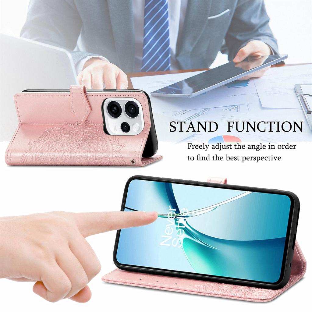 Mandala Embossed Leather Wallet Flip Case for Samsung Galaxy Note 20 Ultra Xcover 7 M53 M33 M15 M36 5G Card Slots Cover