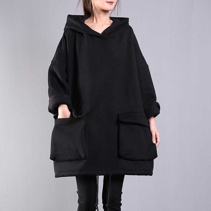 Женский худи большого размера, оверсайз, толстый плюшевый, с капюшоном, осенне-зимний, теплый, с длинным рукавом, свободный, повседневный, куртка-худи