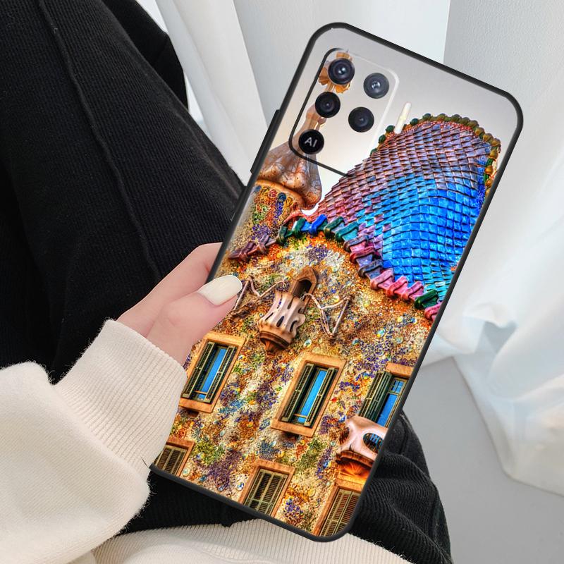 Casa Batllo Барселона Испания Чехол Для Oppo A40 A60 A80 A5 Pro A15 A16 A17 A57 A77 A94 A74 A54 A76 A96 A18 A38 A58 A78 A98