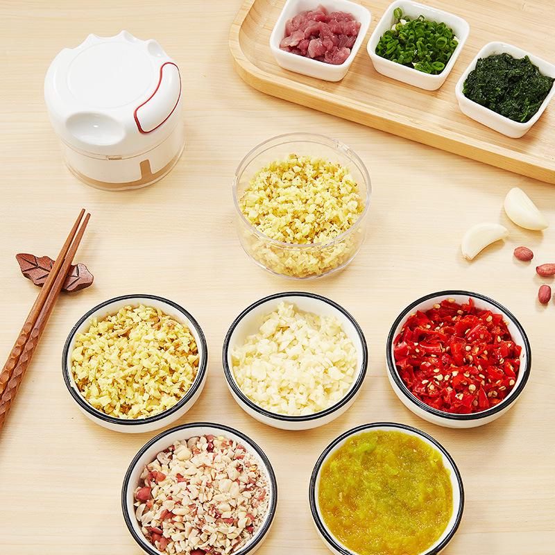 Компактная чеснокодавилка и овощерезка - Многофункциональный кухонный инструмент