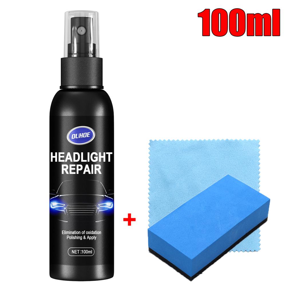 Жидкость для восстановления автомобильных фар, удаляющая окисление, грязь, царапины, полировку и ремонт автомобильных фар, набор для восстановления жидкости