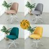 Curved Dining Chair Cover Stretch Spandex Chair Slipcovers Elastic Scandinavian Chairs Covers for Kitchen El Home Office