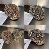 Леопардовый Дерзкий Ретро Принт Кепка Утка Вентиляция Лето Осень Дорожные Шляпы