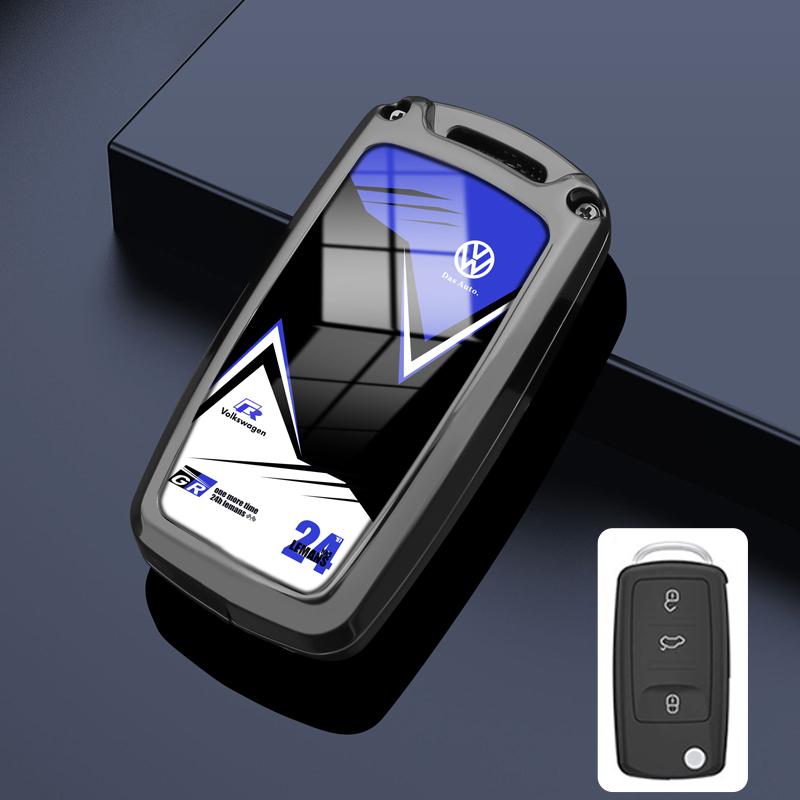 Для VW Новый 3 Кнопки ПК Бесключевой Чехол Автомобильный Складной Чехол для Ключа Для VW Volkswagen Polo Tiguan Passat B5 B6 B7 Golf 4 5 6 MK6 Jetta