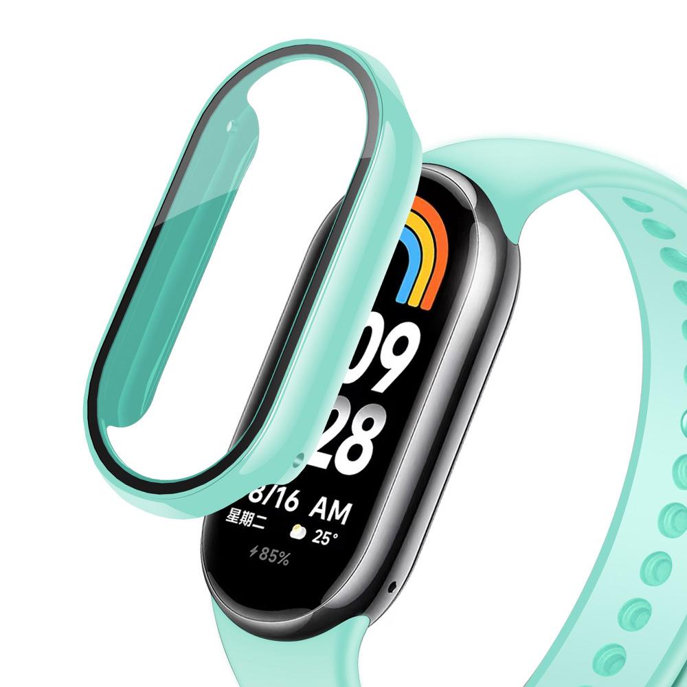 Чехол+стекло Для Xiaomi Mi Band 8 7 6 Аксессуары Чехол+Пленка Защитный чехол Full Coverage Miband 7 6 5 4 3 защитное стекло для экрана