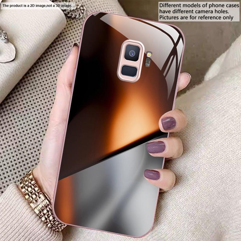Загадочный цвет и свет Для Samsung S26 S22 S8 9 10 S20 Ultra S21 Pro S22 Plus S23 FE S24Ultra S25 Edge S24+ Стеклянный Чехол для Телефона