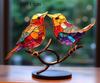 Decoration 1PC Home Decoration Flowers Birds Metal Living Room Dining Room Bedroom Hotel Office