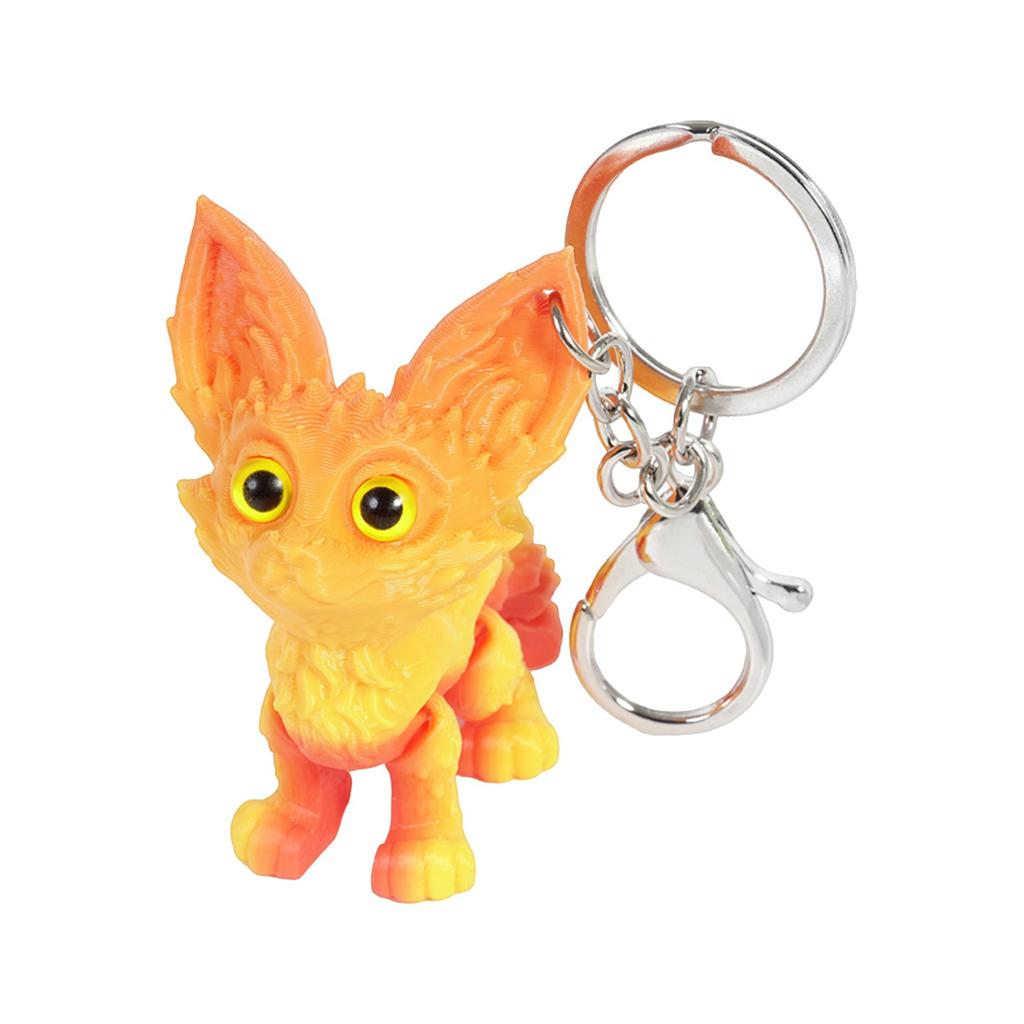 3D-печатный милый трехмерный брелок для ключей школьный рюкзак маленький кулон подарок маленький орнамент