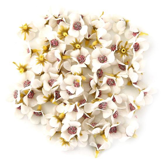 50шт многоцветный мини-моделирование цветочных головок маргариты DIY детали домашнего декора