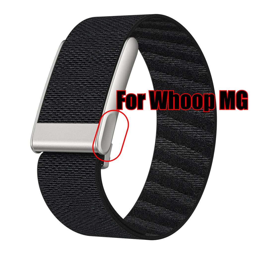 Для WHOOP MG / WHOOP 5.0 Дышащий наручный ремешок Мягкий силиконовый Влагоотводящий Регулируемая резиновая лента для Whoop 5.0 MG Наручный ремешок