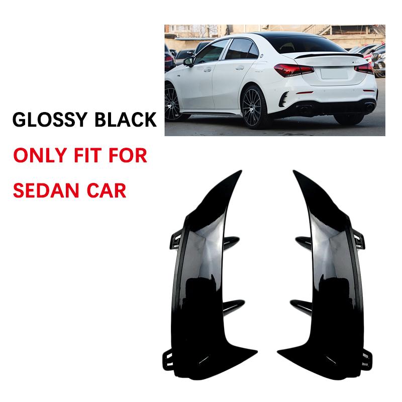 Подходит для аксессуаров Mercedes-Benz CLA W177 Hatchback A45 A35 A180 A200 A220 AMG 2019+ Задний бампер Спойлер Боковой воздухозаборник Canard C