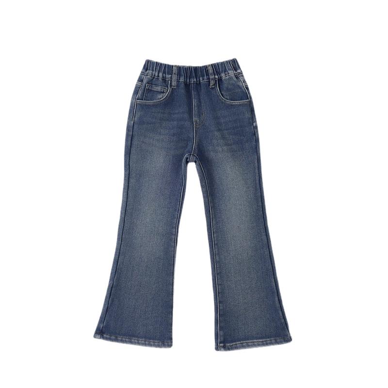 Deesha Girls' Fleece-Lined Flared Jeans