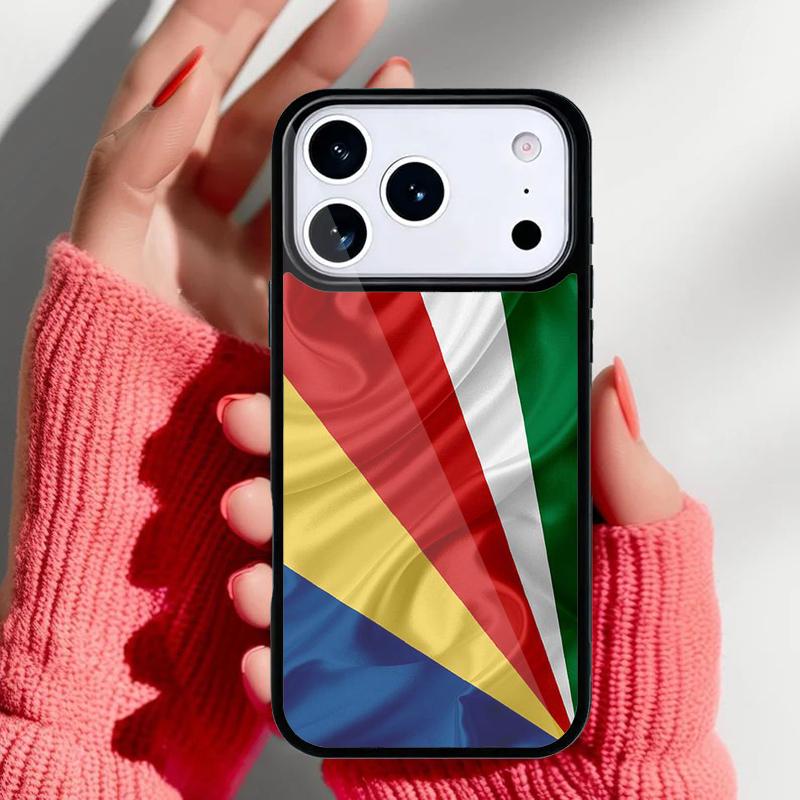 Чехол для телефона Флаг Сейшельских островов для iPhone 17 Air 16e 15 14 13 Pro Max Задняя крышка для 12 11 Pro Coque