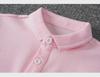 Летняя детская хлопковая рубашка-поло с коротким рукавом 2023 г. — школьная форма в корейском стиле
