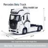 Хенг Тэн 1:24 Модель грузовика Mercedes-Benz со звуком, светом и 2 открывающимися дверями для мальчиков.