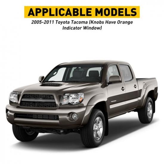 3Pcs AC Climate Control Knob Switch 65551820A For Toyota Tacoma 2005-2011