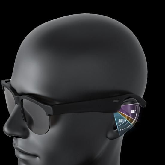 Bluetooth-compatible Smart Glasses Earphone Waterproof Ultralight Stable UV Protection Wireless Sunglasses with Earphones