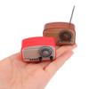 1:12 кукольный домик миниатюра симуляция винтажный мини-радио фигурка игрушка DIY украшение кукольного домика мебельные аксессуары детские воспоминания