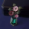 Retro Provence Garden Brooch, High-end Women's Light Luxury and High-end Sense, Fashionable Coat Brooch