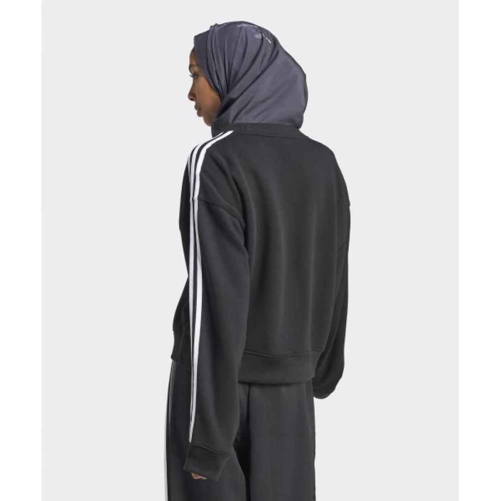 Adidas 3 S Свитшот с круглым вырезом, черный Ir5222