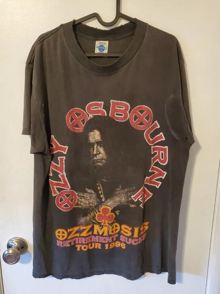 Винтажная футболка Ozzy Osbourne Ozzmosis "Retirement Sucks" 1996 года, унисекс, репринт, унисекс футболка