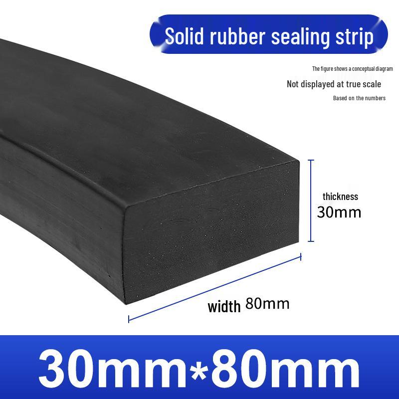 Nitrile Rubber Strip: Oil & Pressure-Resistant Shock Absorbing Glass Pad for Sealing & Joint Support