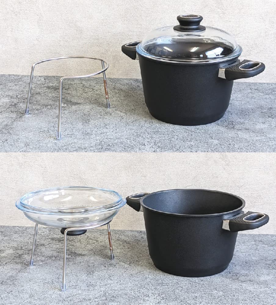 Eurokitchen Подставка для крышки кастрюли Горизонтальная Подставка для крышки Нержавеющая EURLRS Стойка, C, Сталь,