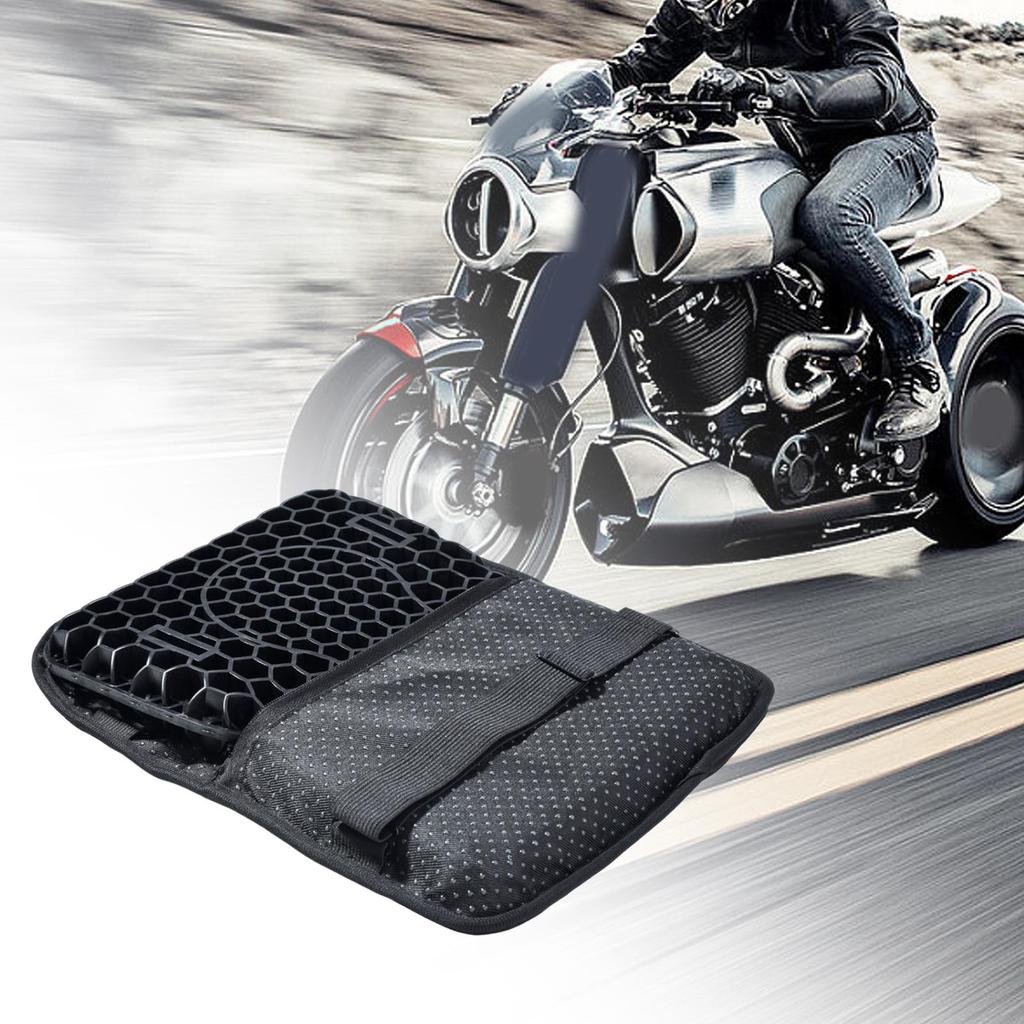 Motorcycle Seat Cushion Shock Absorption Accessories Motorcycle Bench Cushion Non Slip for Winter Long Distance Cycling