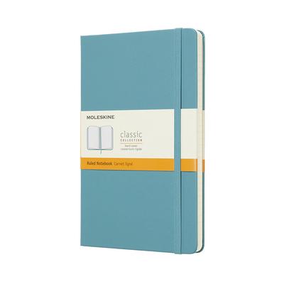 Moleskine Блокнот Классический Блокнот Твердая Обложка Линованный Большой Размер широкий x 21см Листовой Синий QP060B35 (13см в длину)