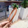 Broken Hair Morandi Solid Color Hair Band Non-slip Toothed Headband