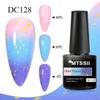 Mtssii 7ml Gold Glitter Thermal Nail Gel Polish Temperature Color Changing Gel Polish Semi Permanent Soak Off UV Gel