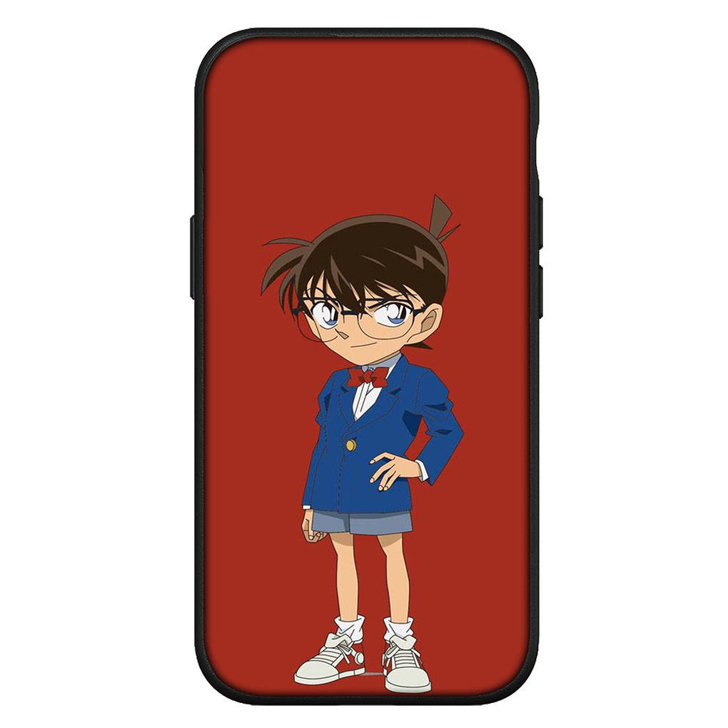 Чехол для iPhone 16 15 14 Xiaomi Redmi Note 13 12 11 Pro Max X 10 8 9 XR Samsung Galaxy S24 S23 A15 13COPPO Huawei Comics Детектив Конан Чехол для телефона