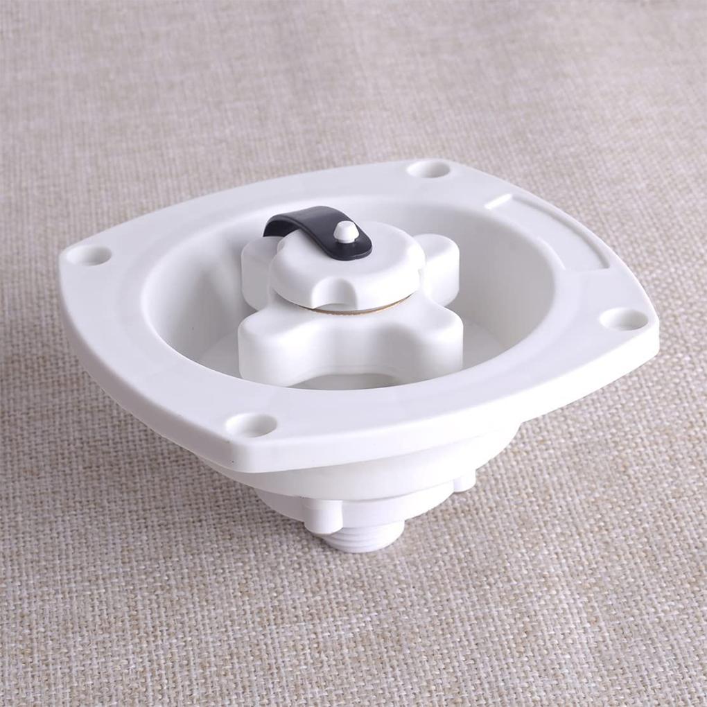 RV Valve Plastic Rotating Round Lock Professional Water Tank Cover Waterproof Filter Fill Inlet for Boat Marine Trailer