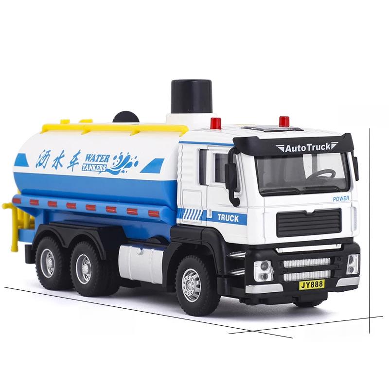 Разбрызгиватель может распылять воду зеленая машинка звук свет бумеранг сплав игрушечная машинка мальчик подарок B327