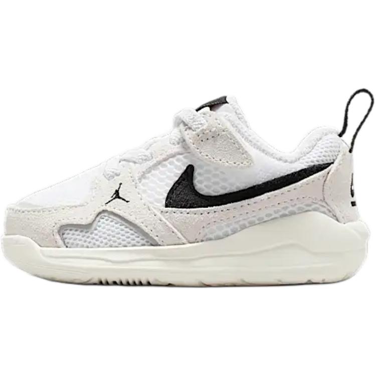 New Jordan CMFT Era Anti Slip Wear Resistant Low Top Toddler Shoes White Black Infant And Toddler HQ0508-100